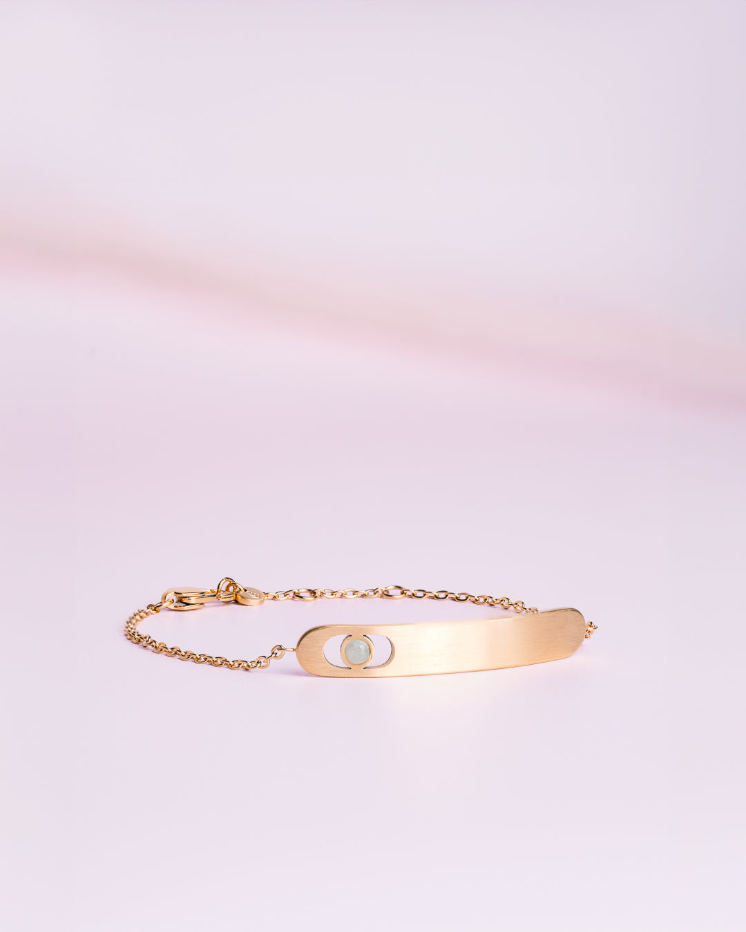Bracelet and necklace with green aventurine stone
